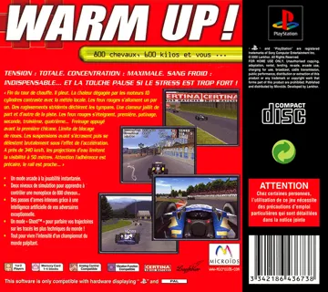 Warm Up! (EU) box cover back